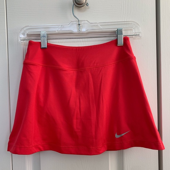 Nike Pants - NIKE bright red tennis skirt